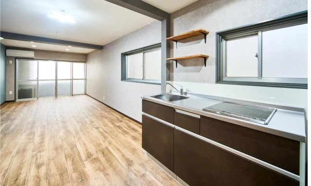 天王寺国分町のキッチン