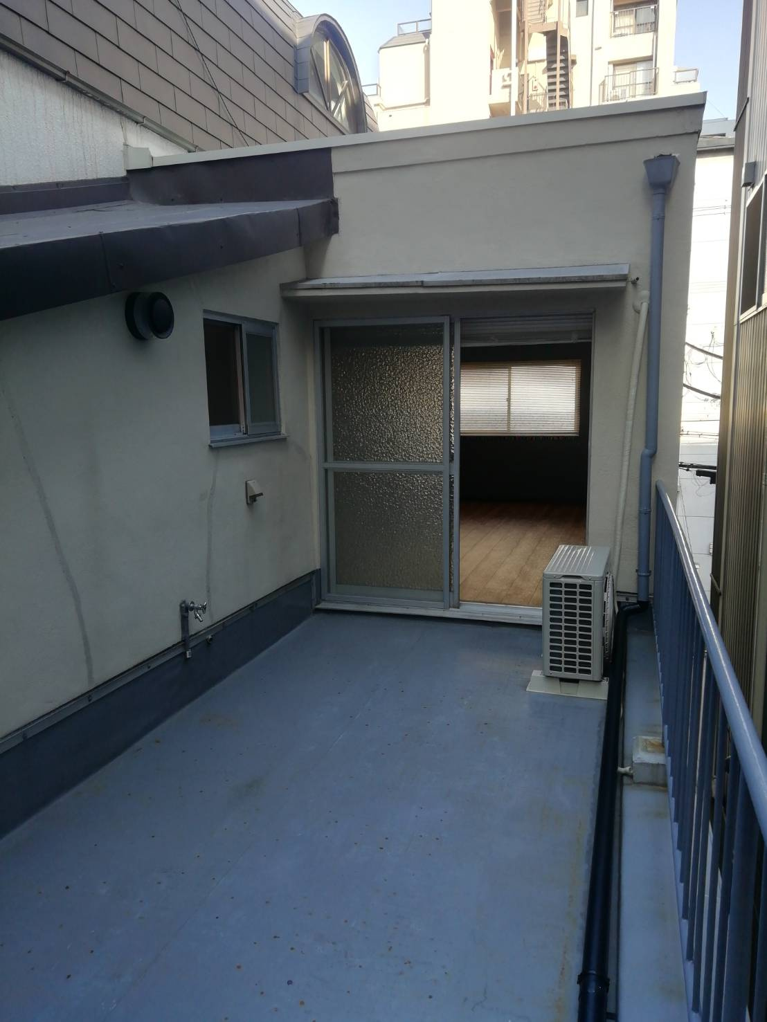 天王寺国分町のバルコニー