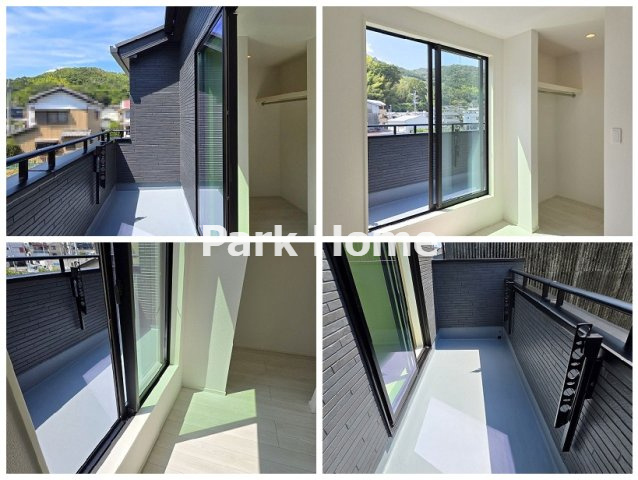 高知市高見町 2期2棟2 新築戸建てのバルコニー