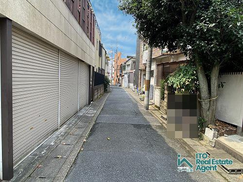 一乗寺南大丸町 中古戸建の前面道路含む現地写真