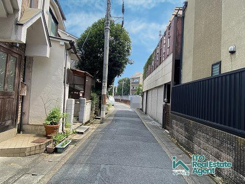 一乗寺南大丸町 中古戸建の前面道路含む現地写真