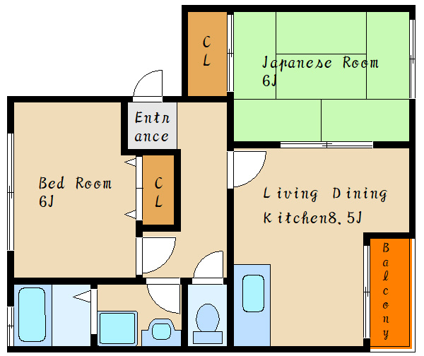 サンガーデン浄泉　東棟の間取り