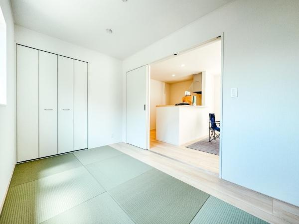 森第7-4号棟の和室|和室にも収納スペースがあるのでお部屋がすっきり◎