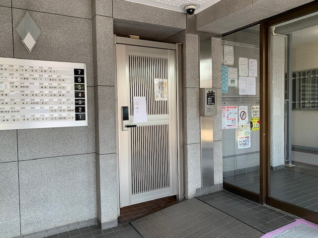 グリーンパーク西川口スカイハイツのエントランス|ゆとりのあるエントランスです