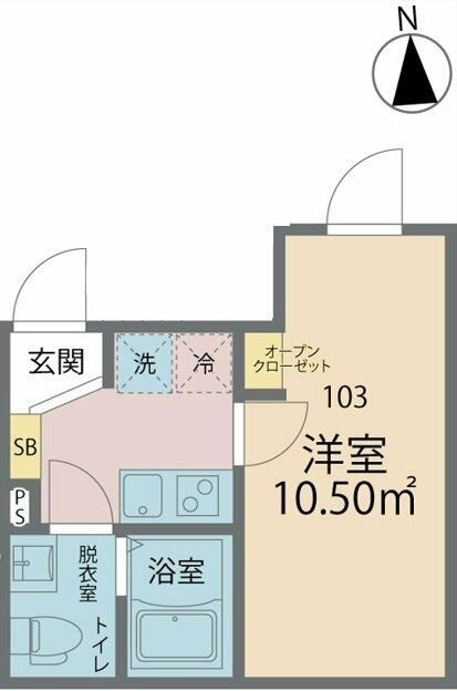 カインドネス東大和Ｎｏｒｔｈの間取り