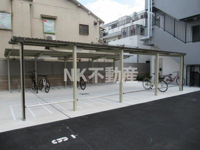 【その他共用部分】 | Grand Paseo south（グランパセオサウス）（河内永和賃貸） | 駐輪場です