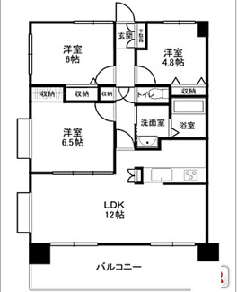 【間取り】 | クレイドル東高須駅前