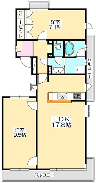 香川県高松市　一棟マンションの間取り
