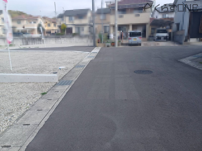 【前面道路含む現地写真】 | 姫路市上大野4丁目／5区画 | 分譲地全体写真です！