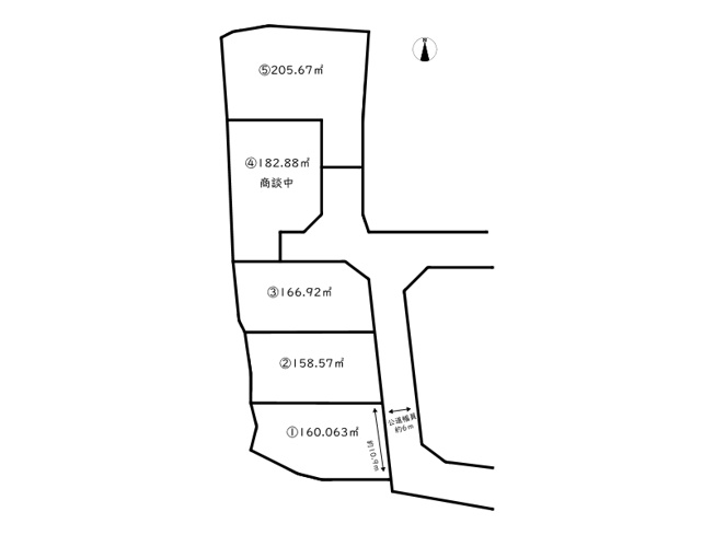 【区画図】 | 姫路市上大野4丁目／5区画