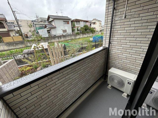 フォンターナ西大路のバルコニー