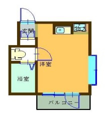 【間取り】 | バームハイツ武蔵小山弐番館
