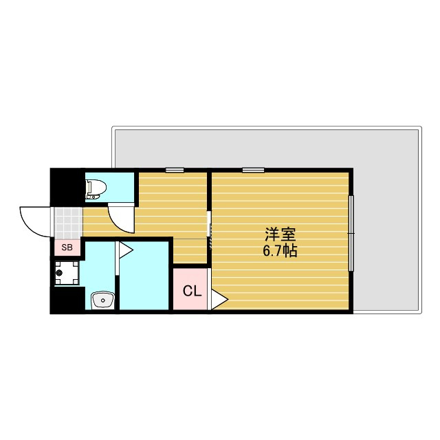 サンスクエア新大阪の間取り