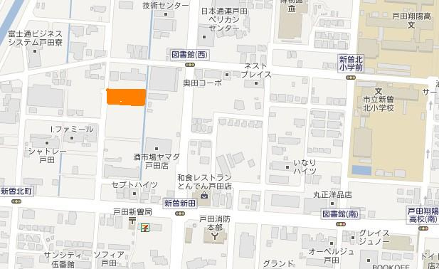駒崎パーキングの地図