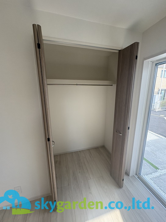 藤沢市高倉9期　新築戸建　全2棟2号棟の収納|大きなスペースがあり、収納には困りません