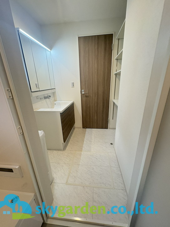 藤沢市高倉9期　新築戸建　全2棟2号棟の脱衣所