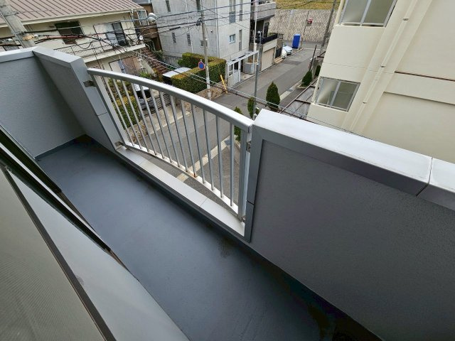 江川マンションのバルコニー