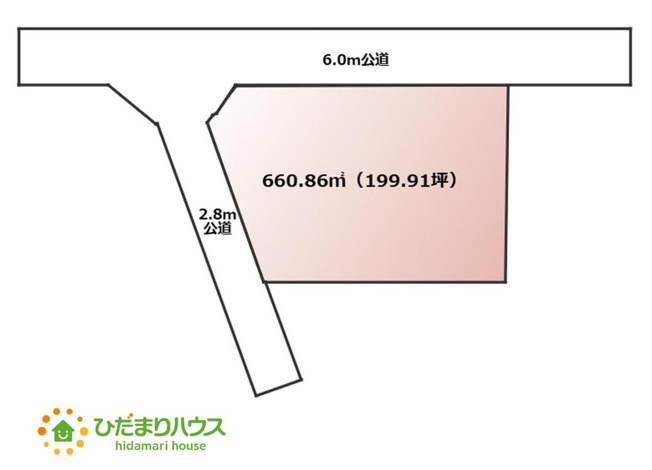 【土地図】 | 笠間市下郷　売地 | 前面道路幅6ｍ☆車の出入りもラクラクできちゃいます(^^♪