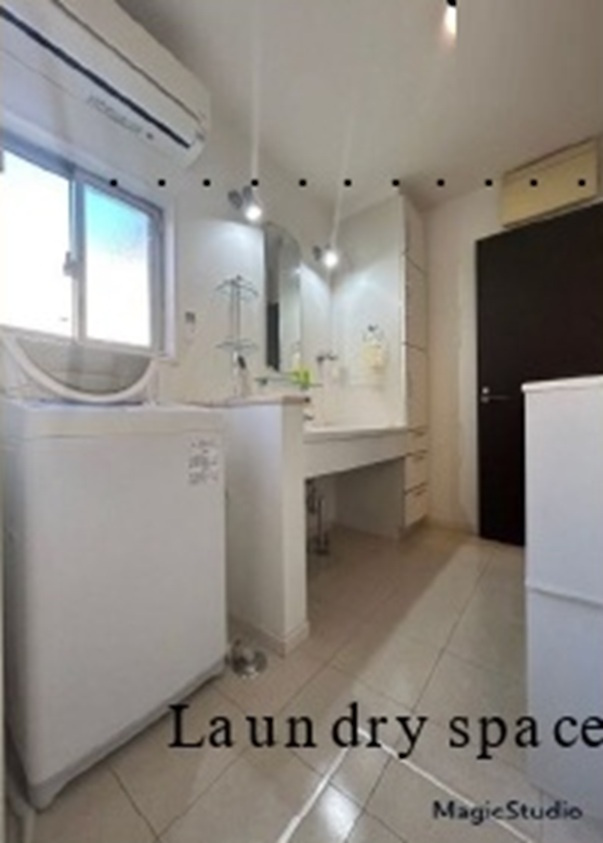 中古戸建　滑川町月の輪5-2-12のランドリースペース
