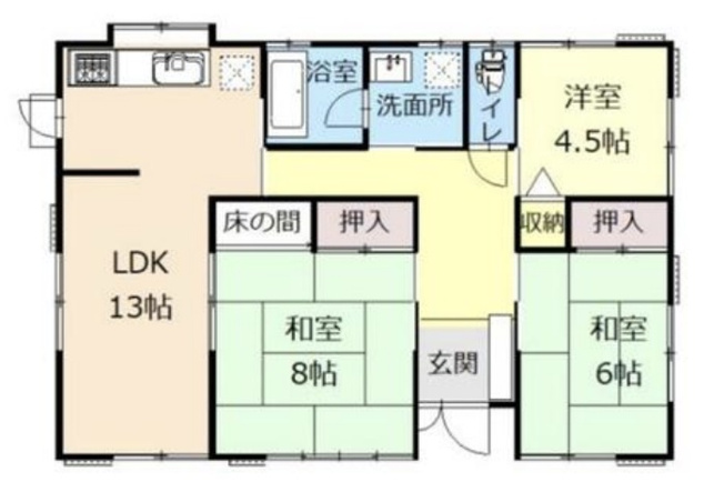 【間取り】 | 上里町七本木　中古住宅