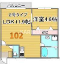 レジデンスコート京橋の間取り