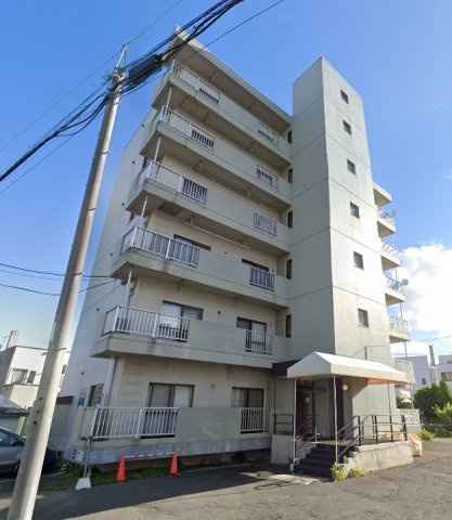 北海道恵庭市　一棟マンションの外観