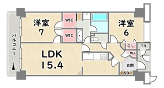 【間取り】 | ライオンズマンション四条大宮ガーデンシティ