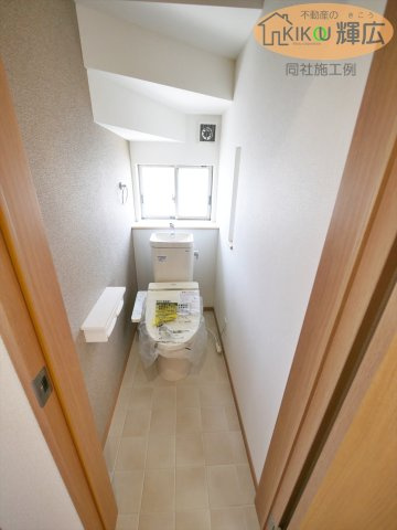 【トイレ】 | 加古川市第17野口町長砂（全1棟）　新築 | 同社施工例です。