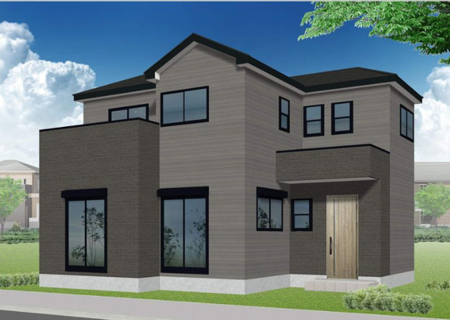 【外観パース】 | 加古川市第17野口町長砂（全1棟）　新築