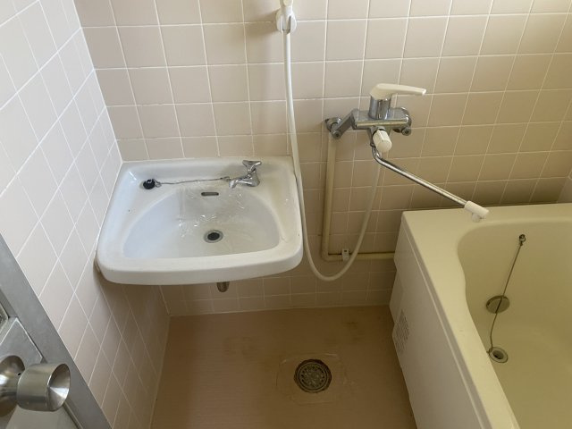 メゾンシェーネの洗面所|明るい洗面所です