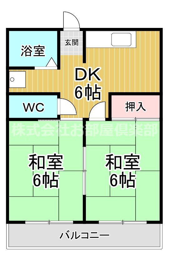 小森野ハイツの間取り