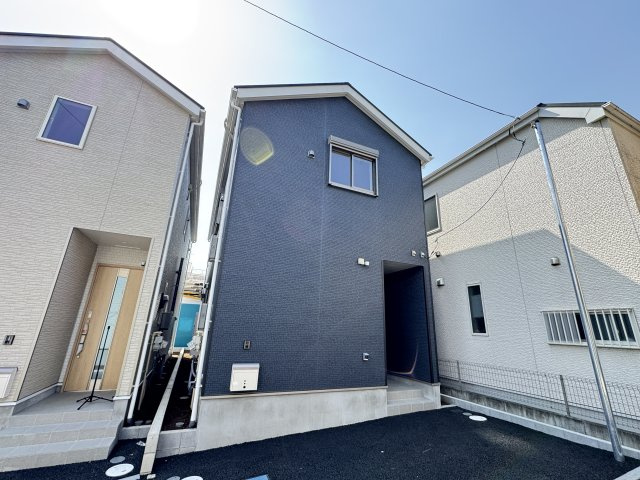 葛飾区西水元５丁目新築戸建【幸田小学校：7分】の外観|6号棟外観・完成済み内覧可能です！