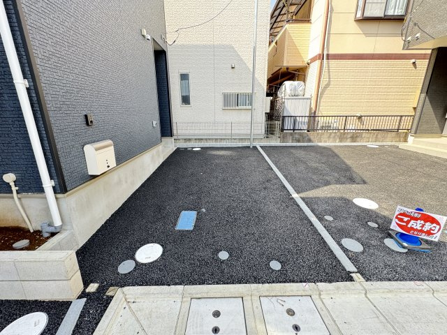 葛飾区西水元５丁目新築戸建【幸田小学校：7分】の駐車場|6号棟駐車スペース