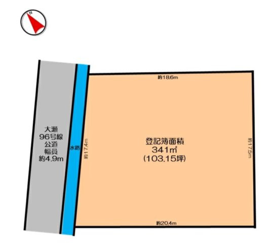 売土地　浜松市中央区大瀬町