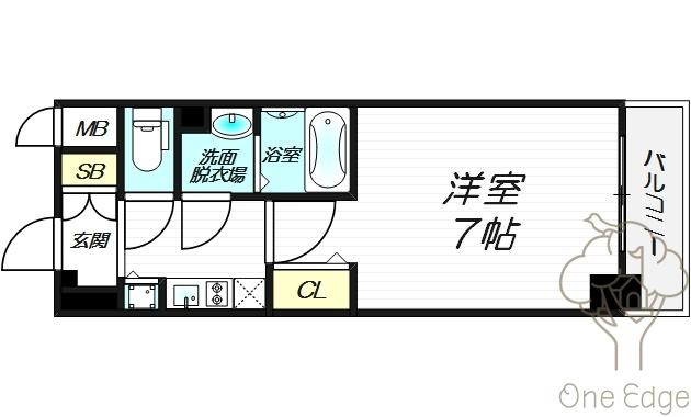 アドバンス西梅田グルーブの間取り