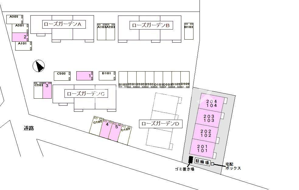 メゾン　フォレストの区画図