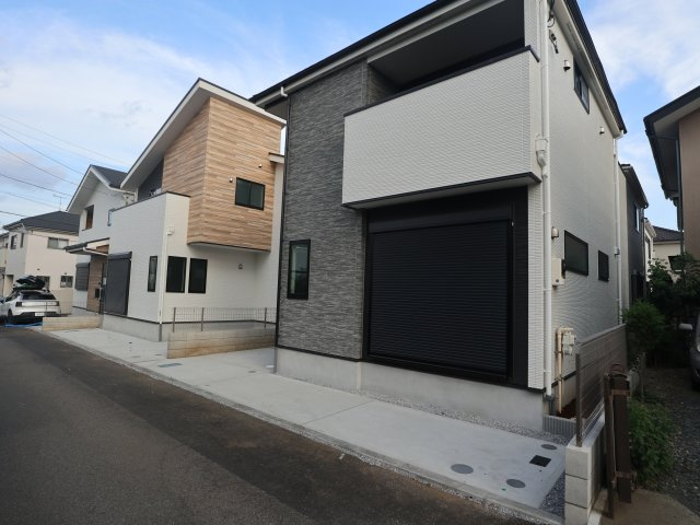 【外観】 | 《仲介手数料無料》浦和区大東２丁目29-17(1号棟)新築一戸建てケイアイグレース | 撮影日 2025年7月3日 17：15 晴れ