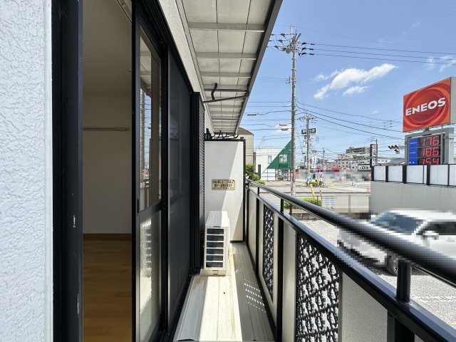 kanada A棟のバルコニー