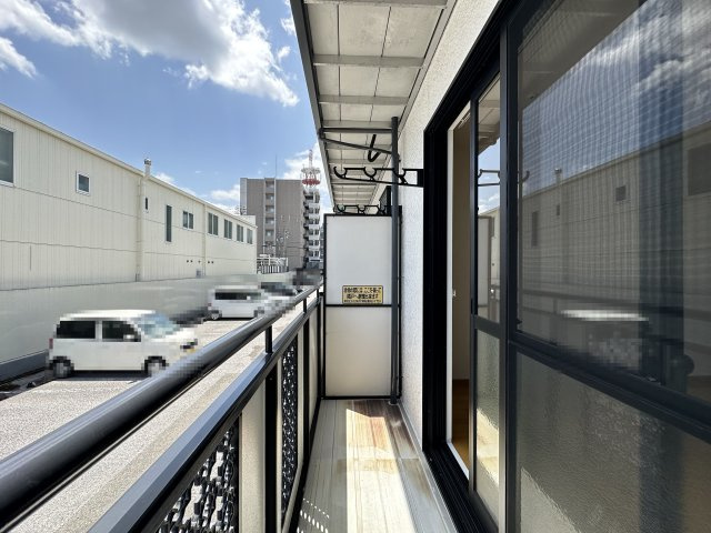 kanada A棟のバルコニー