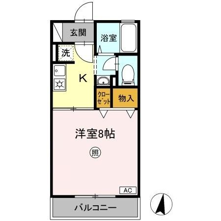 kanada A棟の間取り