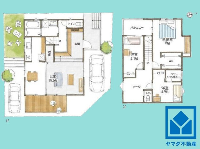 大津市穴太１丁目　21号地の間取り