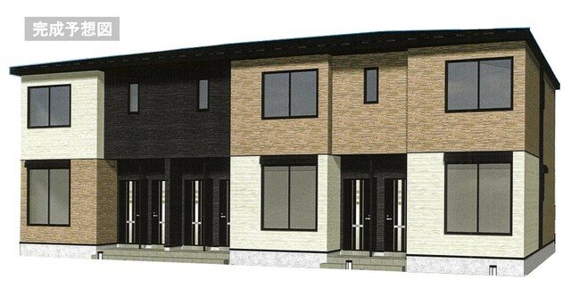 仮称；上山町２丁目アパートの外観