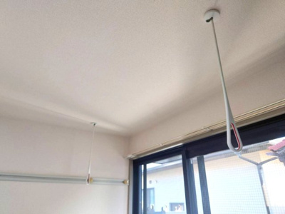 【設備】 | メゾンサンガ | 室内物干し機