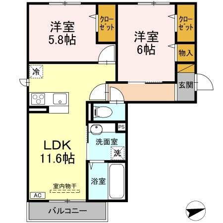 ワレアハレの間取り