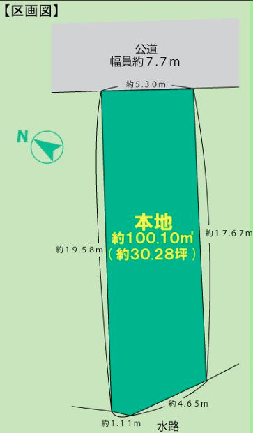 売土地朝霞市根岸台８丁目の土地図