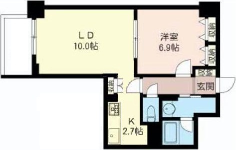 イリップス船堀の間取り|広めリビングがうれしい♪