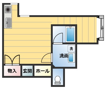 唐津市本町の賃貸マンションの間取り