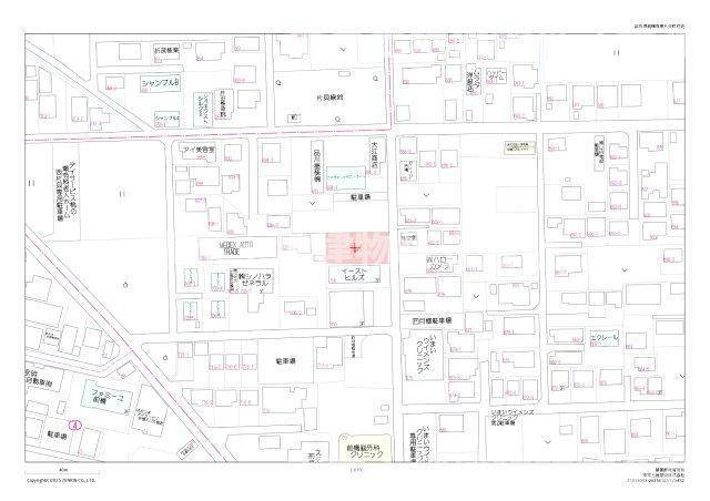 コンフォートヒルズ前橋東片貝町2期　1号地の地図