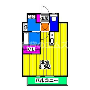 【間取り】 | ルピエ平尾 | ルピエ平尾の間取り