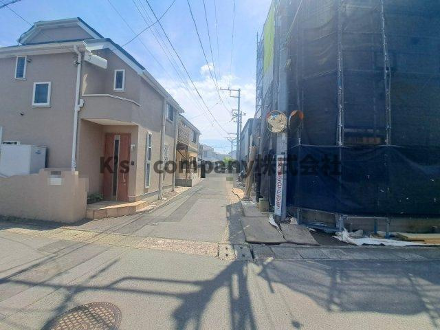 茅ヶ崎市南湖2丁目　新築戸建　3号棟の前面道路含む現地写真|2025.5.8撮影◇